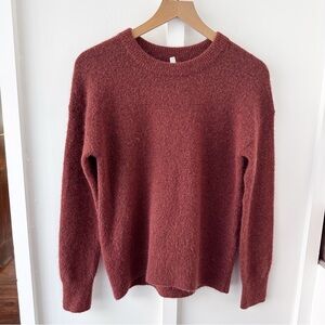 ARITZIA BABATON rust lounge wool sweater